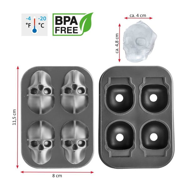 Silikonowa forma do lodu Lebka – Westmark-image-4