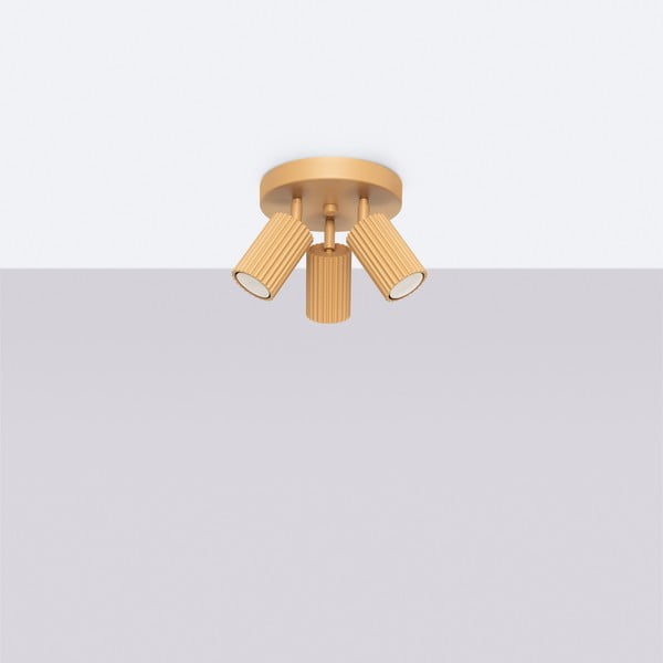 Lampa punktowa w kolorze złota Gleam – Sollux-image-3