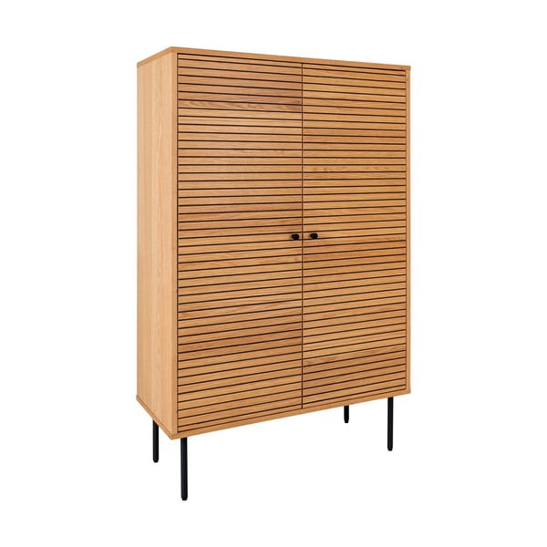 Szafka w dekorze dębu w naturalnym kolorze 80x130 cm Kyoto – House Nordic-image-2