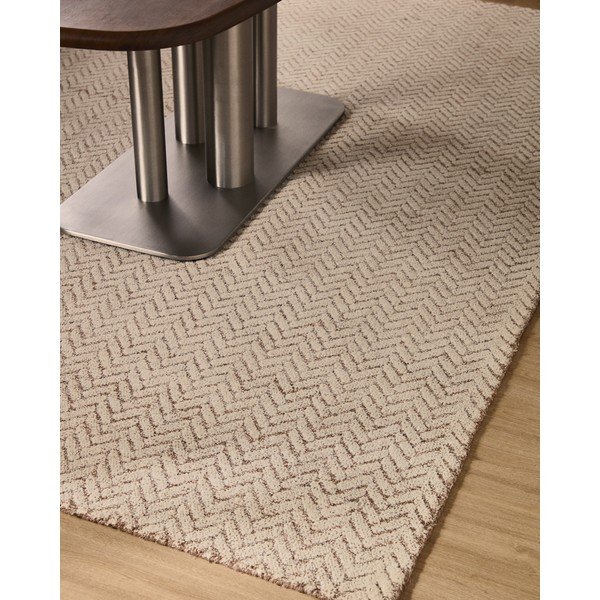 Kremowy wełniany dywan tkany ręcznie 160x230 cm Calira – Kave Home-image-2