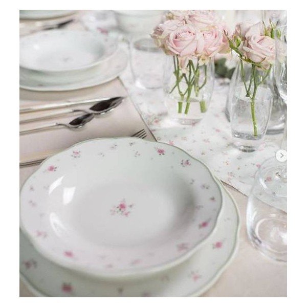 Wisząca dekoracja porcelanowa Brandani Nonna Rosa, ø 20 cm-image-2