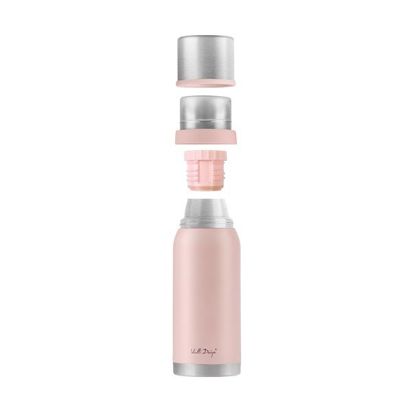 Różowy podróżny kubek termiczny Vialli Design Fuori, 1 l-image-3