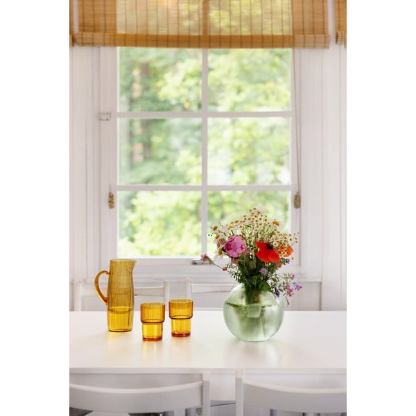 Zielony szklany wazon Hübsch Sole, wys. 20 cm-image-2