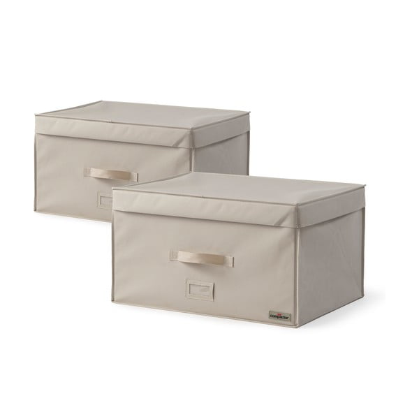 Zestaw 2 pojemników na ubrania Compactor Family Trunks, 150 l-image-2