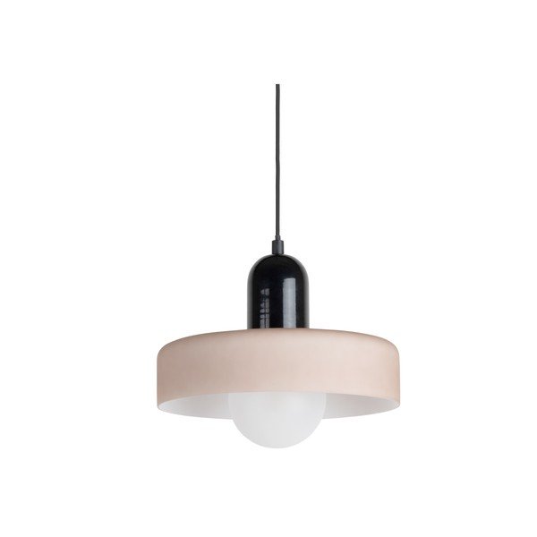 Szara lampa wisząca ø 25 cm Opaco Grato – Leitmotiv-image-2