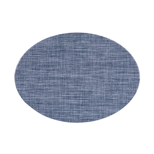 Niebieska mata stołowa Tiseco Home Studio Oval, 46x33 cm