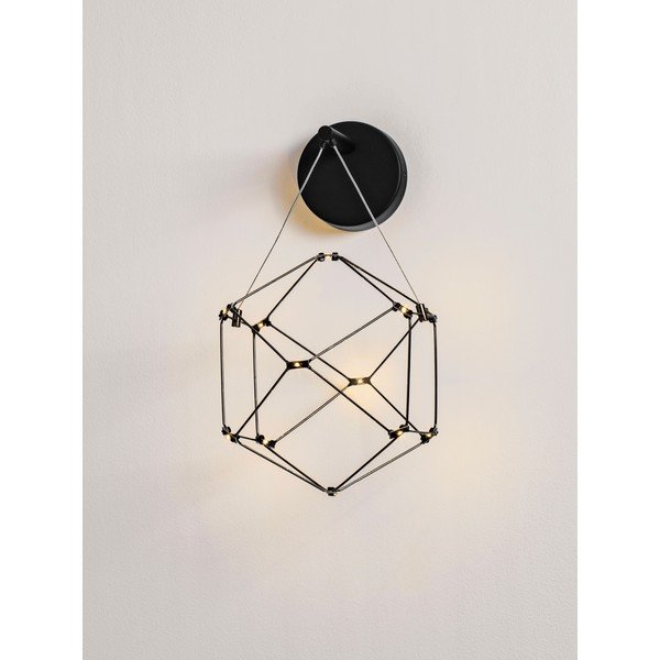 Czarny aluminiowy kinkiet LED Nebula – Nova Luce-image-3