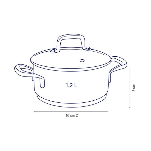 Garnek ze stali nierdzewnej z pokrywką Kela Flavoria, ø 16 cm-image-2