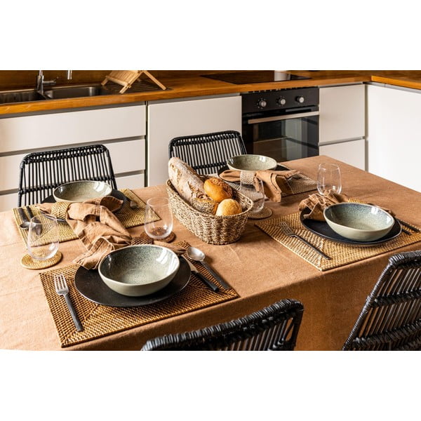 Rattanowa mata stołowa 40x30 cm – Tiseco Home Studio-image-1