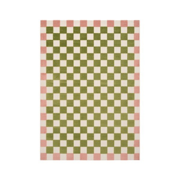 Zielony/różowy dywan odpowiedni na zewnątrz 200x290 cm Enja – Jotex