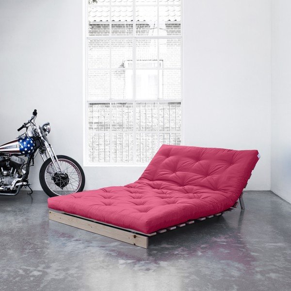 Sofa rozkładana Karup Roots Raw/Magenta-image-3