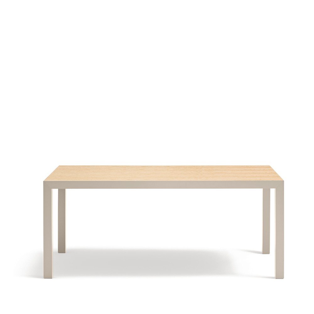 Stół z blatem z drewna dębowego 75x180 cm Alma – Teulat