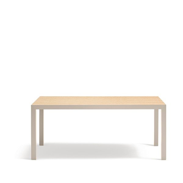 Stół z blatem z drewna dębowego 75x180 cm Alma – Teulat