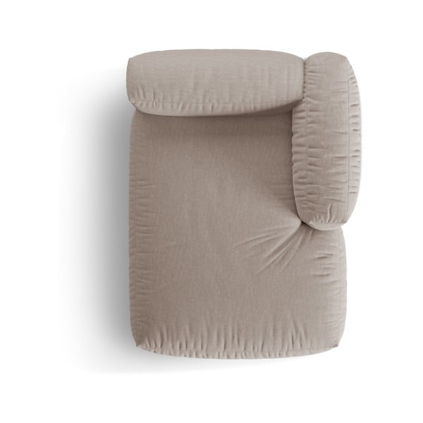 Beżowy moduł sofy (prawostronny) Martina – Micadoni Home-image-3