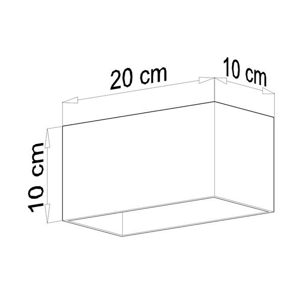 Szara lampa sufitowa Sollux Geo-image-2