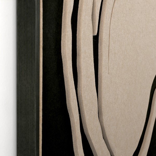 Obraz 3D z ramą w zestawie/akustyczny 90x120 cm Sacred Silence 2 – Malerifabrikken-image-3