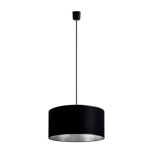 Czarno-srebrna lampa wisząca Sotto Luce Mika, Ø 40 cm