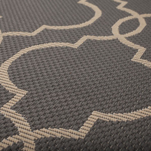 Szaro-beżowy okrągły dywan odpowiedni na zewnątrz ø 160 cm Milan – Flair Rugs-image-2
