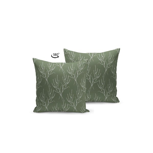 Poduszka z wypełnieniem Kate Louise Dark Green Nature, 43x43 cm-image-1