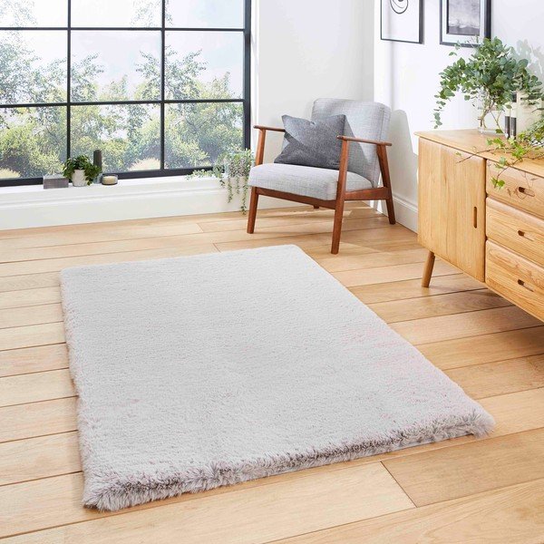 Jasnoszary dywan 150x230 cm Super Teddy – Think Rugs-image-1