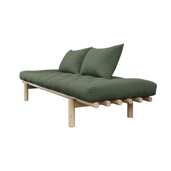 Sofa z zielonym obiciem Karup Design Pace Natural/Olive Green-image-3
