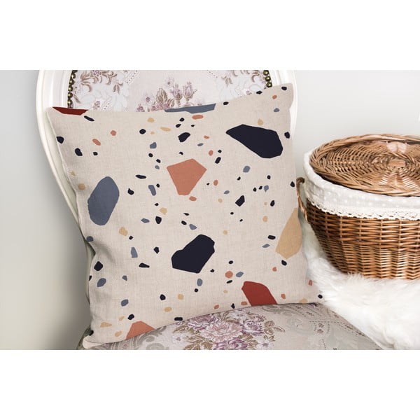 Poszewka na poduszkę 43x43 cm Cracked Terrazzo – Mila Home-image-3