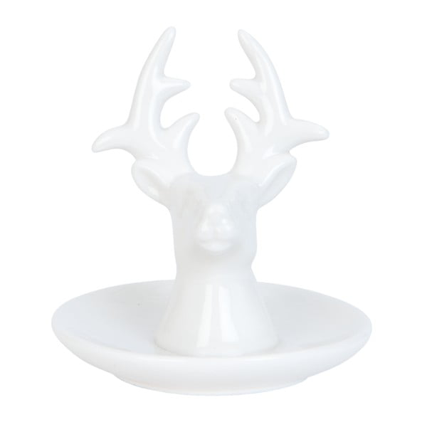 Biały stojak na biżuterię Clayre & Eef Deer 