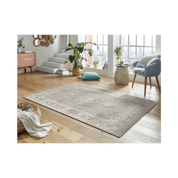 Szary dywan z wiskozy Mint Rugs Willow, 80x125 cm-image-1