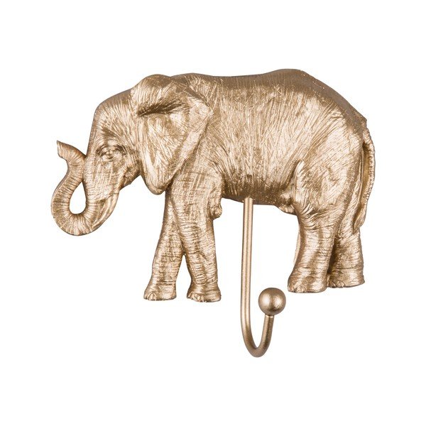 Haczyk w kolorze złota w kształcie słonia Leitmotiv Elephant