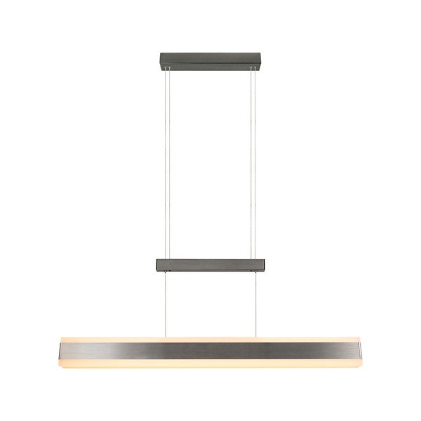 Lampa wisząca LED w kolorze matowego srebra z metalowym kloszem Arcola – Trio