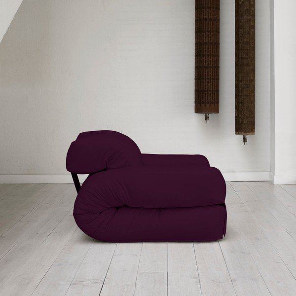 Fotel rozkładany Karup Hippo Purple Plum-image-1