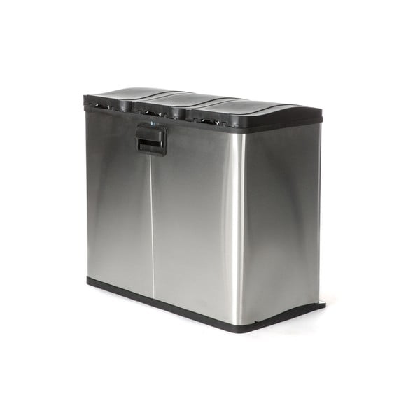 Kosz na śmieci w srebrnym kolorze Tomasucci Recycle, 60 l-image-3