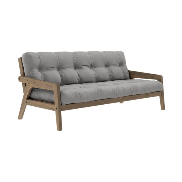 Szara rozkładana sofa 204 cm Grab – Karup Design-image-3
