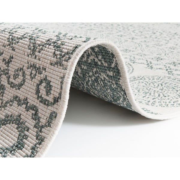 Zielono-biały dywan odpowiedni na zewnątrz Ragami Circle, 200x290 cm-image-1