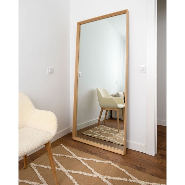 Lustro ścienne 80x180 cm Nerina Natural – Kave Home-image-1