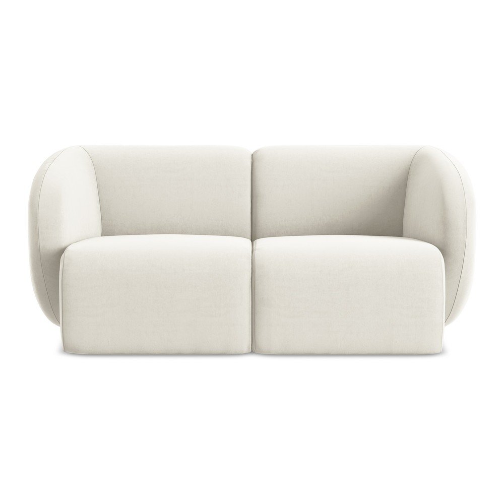 Beżowa aksamitna sofa 174 cm Lani – Makamii