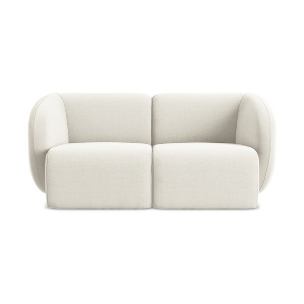Beżowa aksamitna sofa 174 cm Lani – Makamii