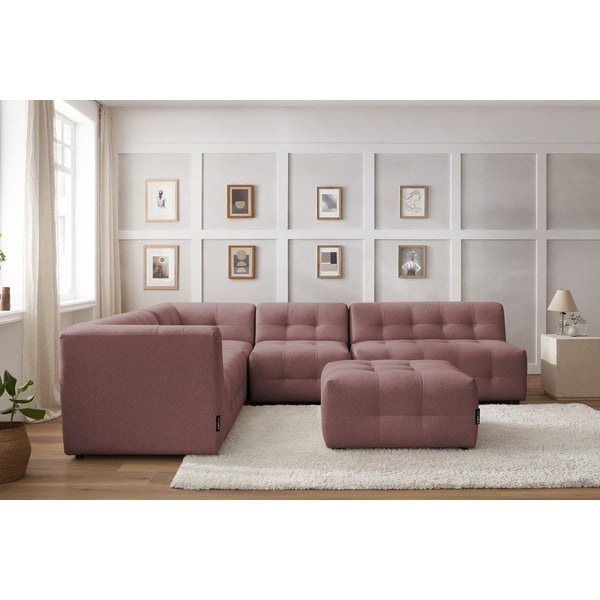 Ciemnoróżowy narożnik (lewostronny) Kleber – Bobochic Paris-image-1