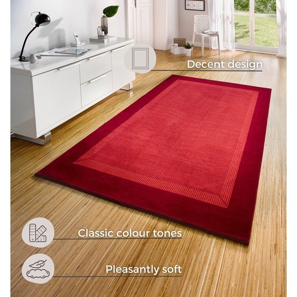 Czerwony dywan Hanse Home Basic, 160x230 cm-image-4