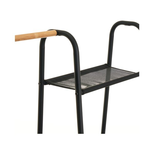 Czarny metalowy stojak na ubrania – Casa Selección-image-3