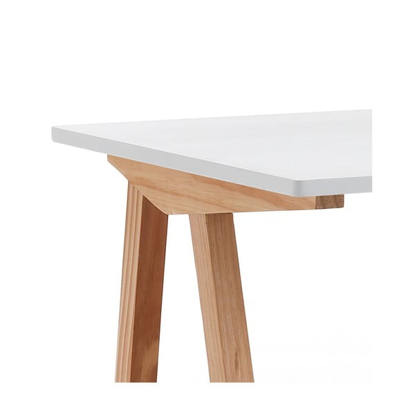 Biurko z białym blatem 60x120 cm Mak – Tomasucci-image-2