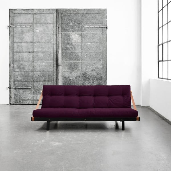 Wielofunkcyjna sofa Karup Jump Black/Purple Plum