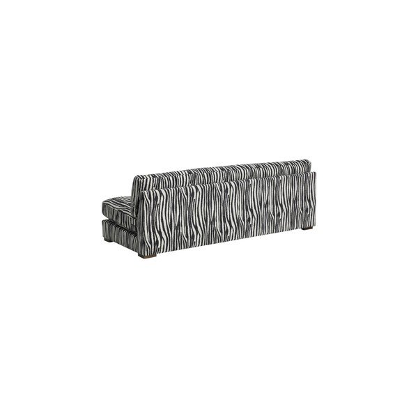 Antracytowa sofa z tkaniny szenilowej 197 cm Zeb – Ellos Home-image-4