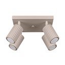Szarobrązowa metalowa lampa punktowa ø 6,5 cm Gleam – Sollux