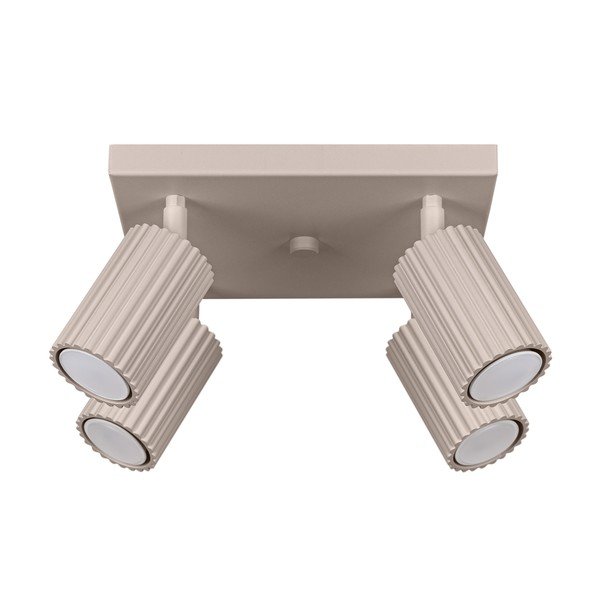 Szarobrązowa metalowa lampa punktowa ø 6,5 cm Gleam – Sollux