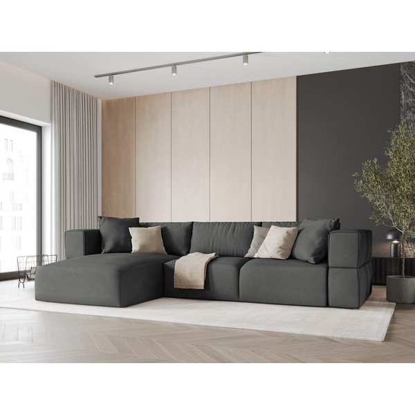 Ciemnoszary narożnik (lewostronny) Esther – Milo Casa-image-1