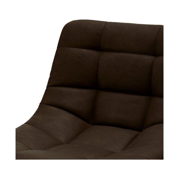 Ciemnobrązowe hokery obrotowe zestaw 2 szt. 88 cm Mario – Furnhouse-image-4