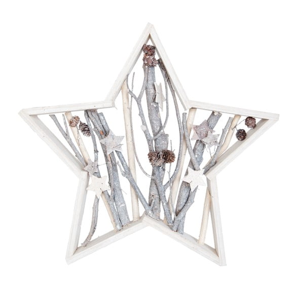 Gwiazda dekoracyjna Clayre & Eef Star, 39x39 cm