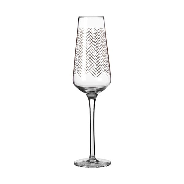 Zestaw 4 kieliszków do szampana z ręcznie dmuchanego szkła Premier Housewares Jazz, 2,7 dl
