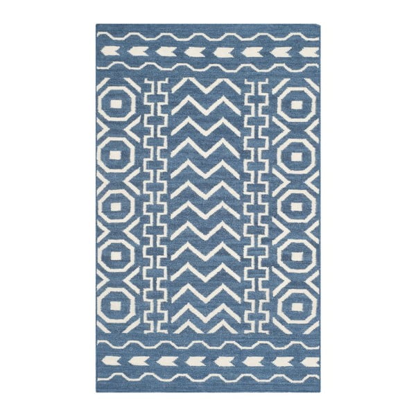 Wełniany dywan Safavieh Kent Blue, 182x121 cm